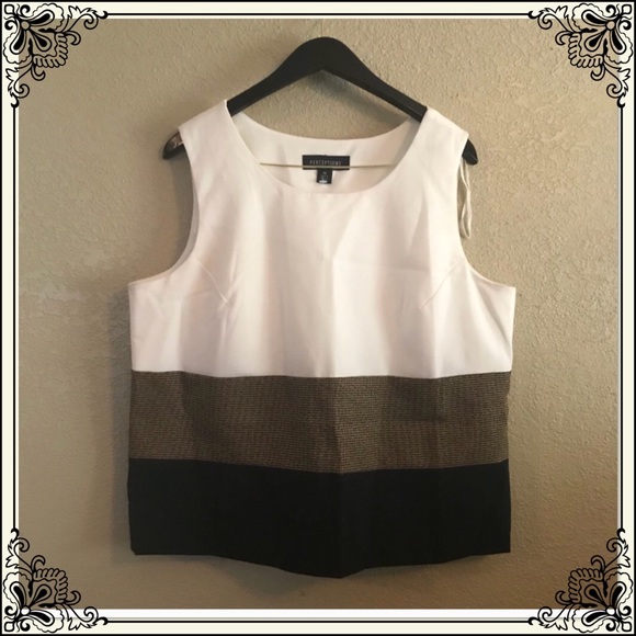 Perceptions Tops - NWOT Perceptions New York Professional Tank SZ 18